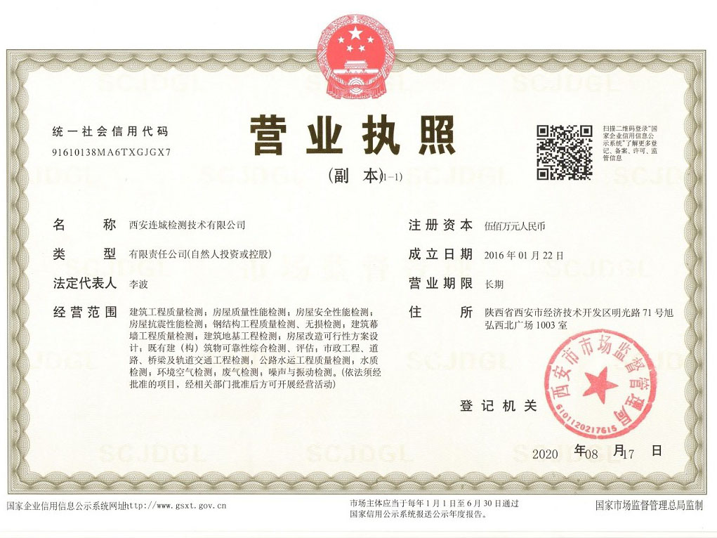 企业营业执照